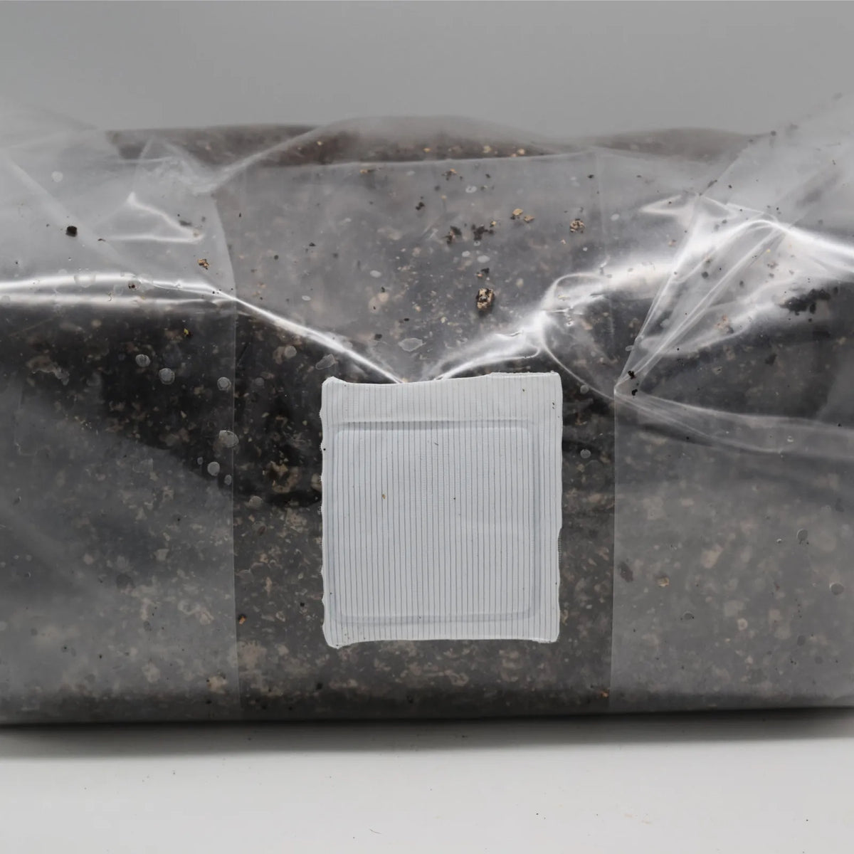 Close-up of the microfilter patch on the CVG bag