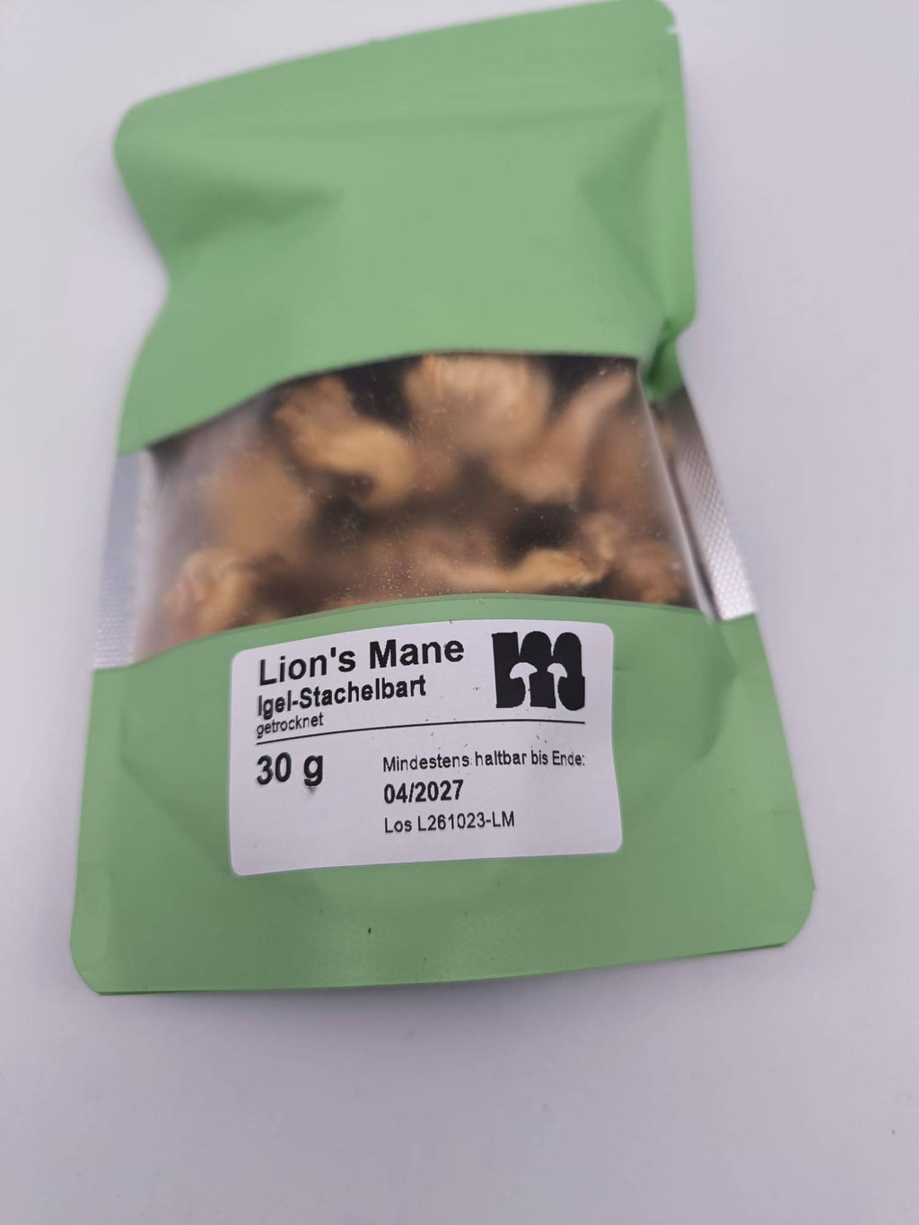 Label: lion's mane, dried, 30 g