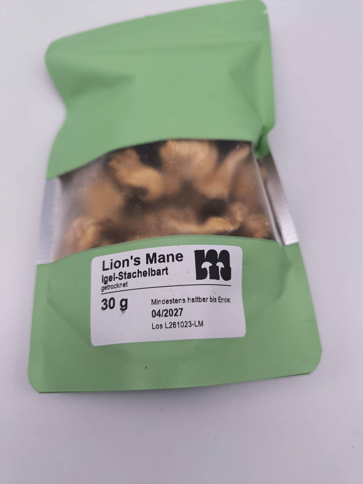 Label: lion's mane, dried, 30 g